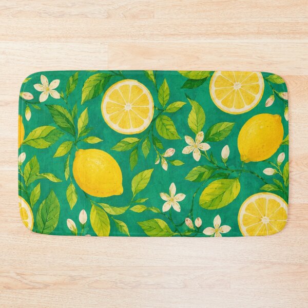 Item preview, Mediterranean Lemon Citrus Seamless Pattern designed and sold by bosamji.