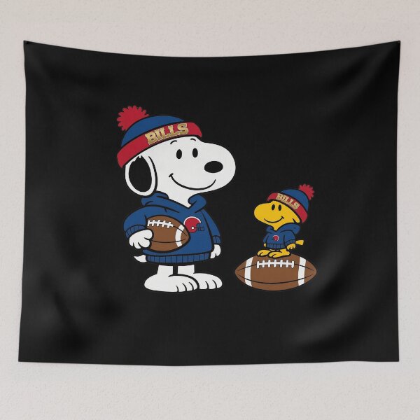 Artikelvorschau, Snoopy Woodstock Bills Football entworfen und verkauft von WilliamFerris.