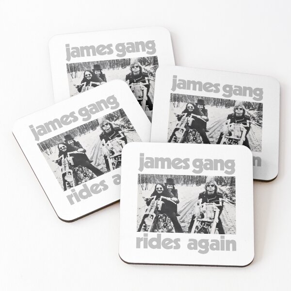 Item preview, Jamess Gang Ridess Again Motorcycle Rock  designed and sold by TailAndKiln.
