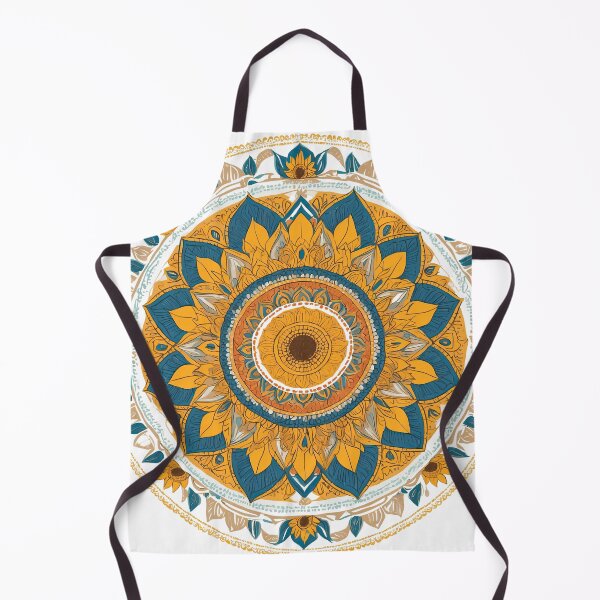 Item preview, Sunflower Folk Mandala Clipart Collection – Embroidery Style 25 designed and sold by PlayPlearnZone.