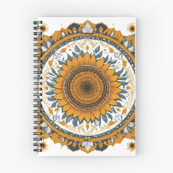 Item preview, Sunflower Folk Mandala Clipart Collection – Embroidery Style 26 designed and sold by PlayPlearnZone.