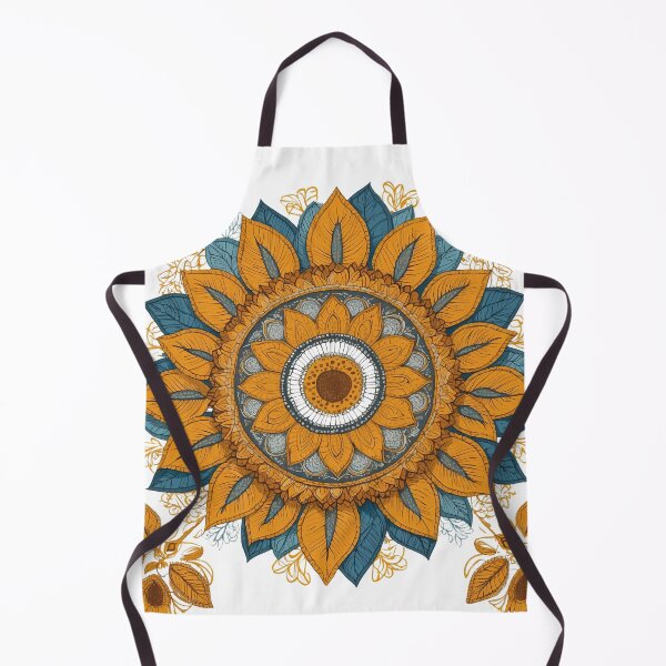 Item preview, Sunflower Folk Mandala Clipart Collection – Embroidery Style 27 designed and sold by PlayPlearnZone.