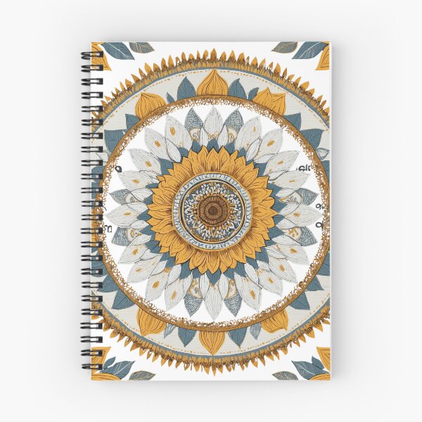 Item preview, Sunflower Folk Mandala Clipart Collection – Embroidery Style 28 designed and sold by PlayPlearnZone.