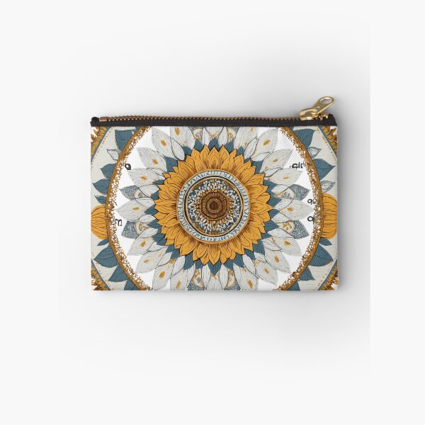 Item preview, Sunflower Folk Mandala Clipart Collection – Embroidery Style 28 designed and sold by PlayPlearnZone.