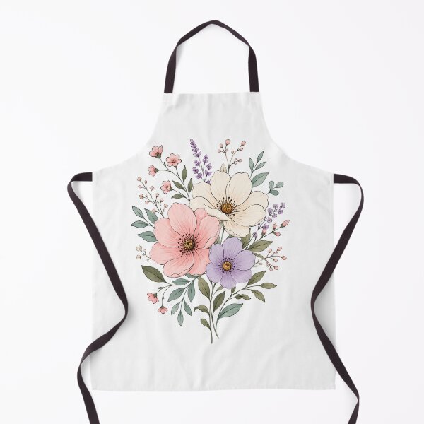 Item preview, Delicate Floral Bouquet In Soft Pastel Colors designed and sold by Good Day Design.