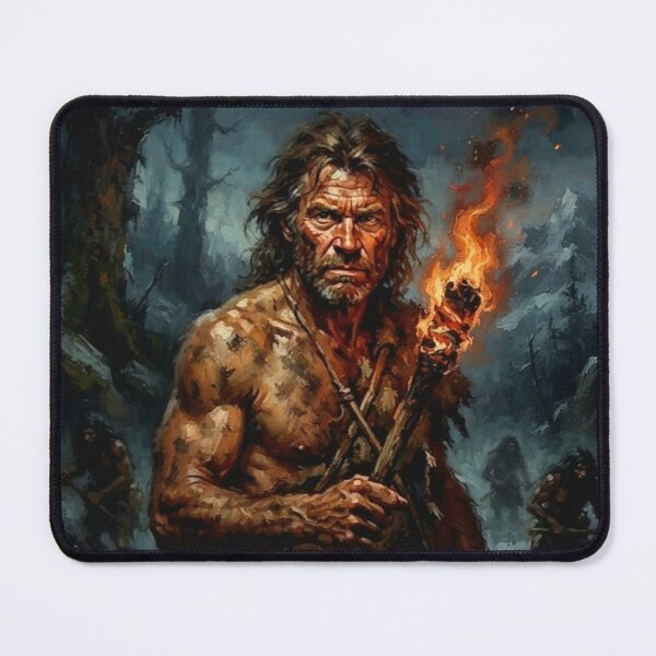 Item preview, Quest for Fire Retro Prehistoric Adventure Paleolithic Era Tribute Art Movie Poster designed and sold by Art's Diner.
