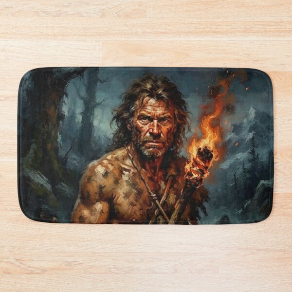 Item preview, Quest for Fire Retro Prehistoric Adventure Paleolithic Era Tribute Art Movie Poster designed and sold by Art's Diner.