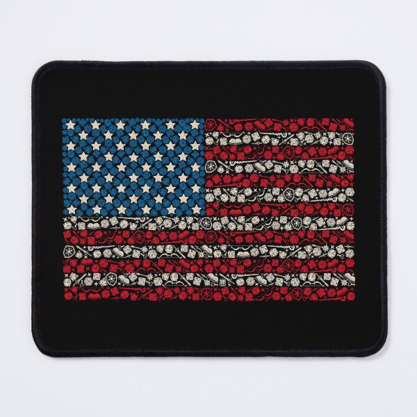 Item preview, American Flag Table Game Dices designed and sold by World Domination For Cats ®.