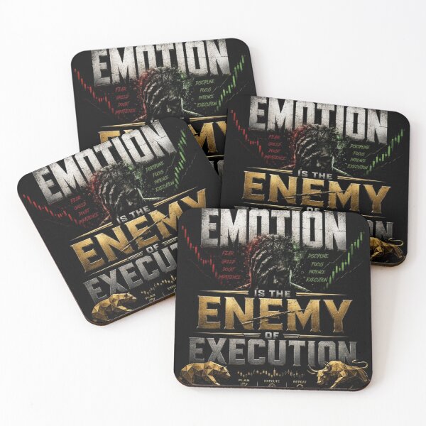 Item preview, Emotion Is The Enemy Of Execution Trading Quote designed and sold by PipForgeStudio .