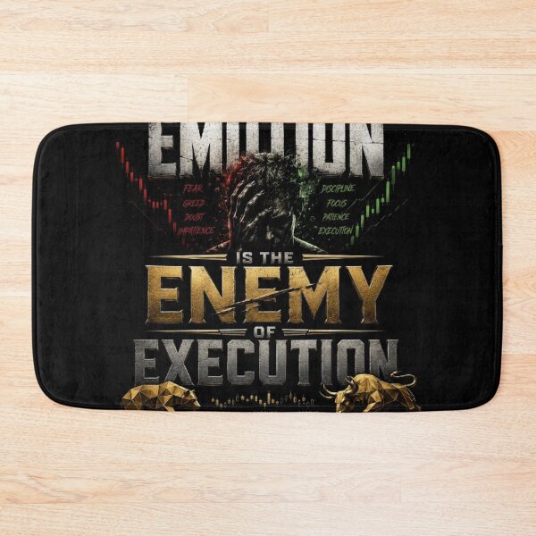 Item preview, Emotion Is The Enemy Of Execution Trading Quote designed and sold by PipForgeStudio .