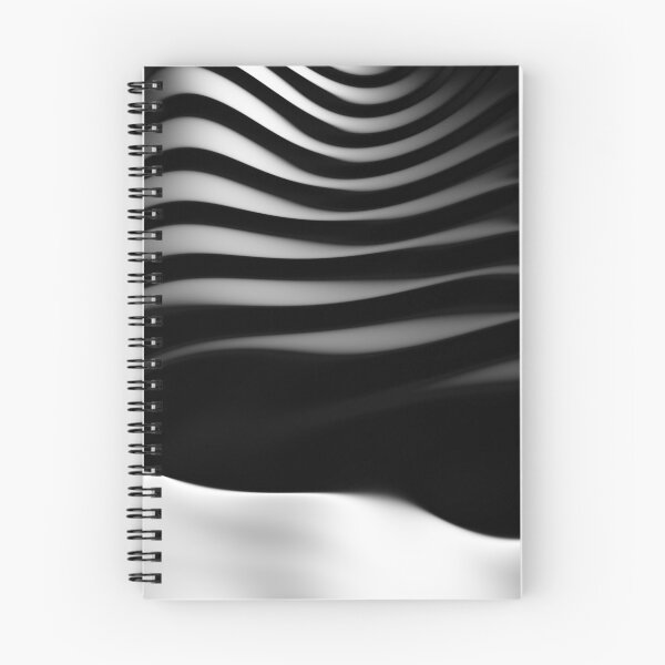 Item preview, Flowing Monochrome Fractal Waves I designed and sold by Fractal Journeys.
