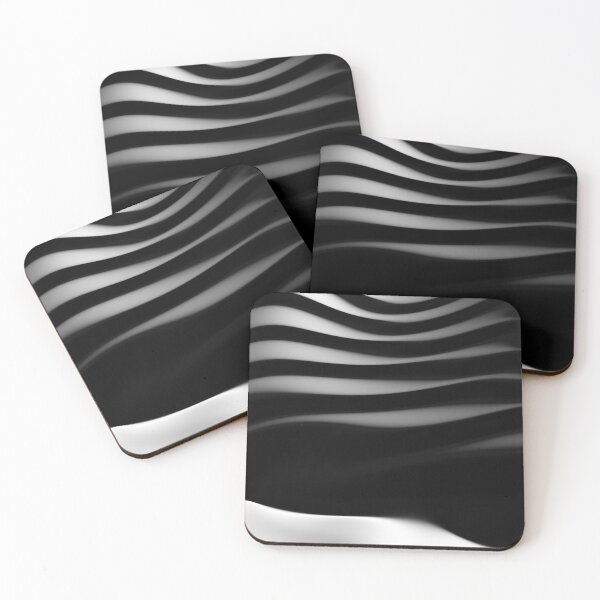 Item preview, Flowing Monochrome Fractal Waves I designed and sold by Fractal Journeys.