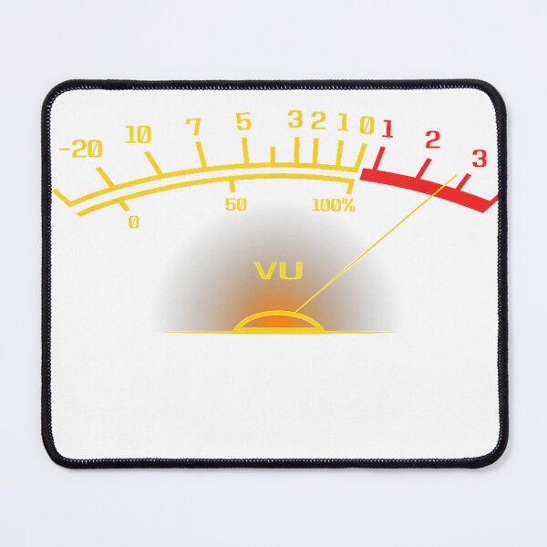 Item preview, Retro VU Meter Hi-Fi Funny Stereo Sound Audio Engineer T-Shirt designed and sold by DArtfulStudio.