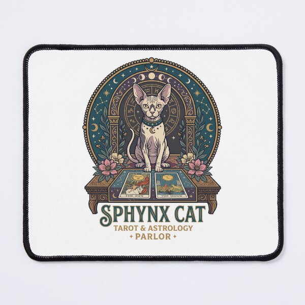 Item preview, Sphynx Cat Tarot Astrology Parlor Crystal Ball designed and sold by PictoVibe.