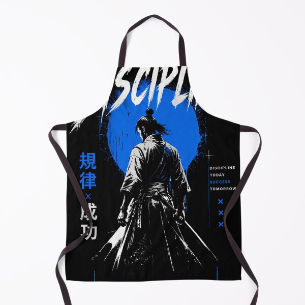 Item preview, Discipline Samurai Poster – Train Your Mind, Control Yourself Motivational Japanese Warrior Streetwear Design designed and sold by NBT-NOVA.