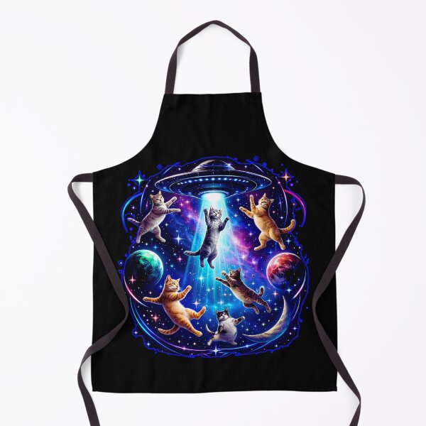 Item preview, Spaceship Cats And Planets designed and sold by WoodburyLake.