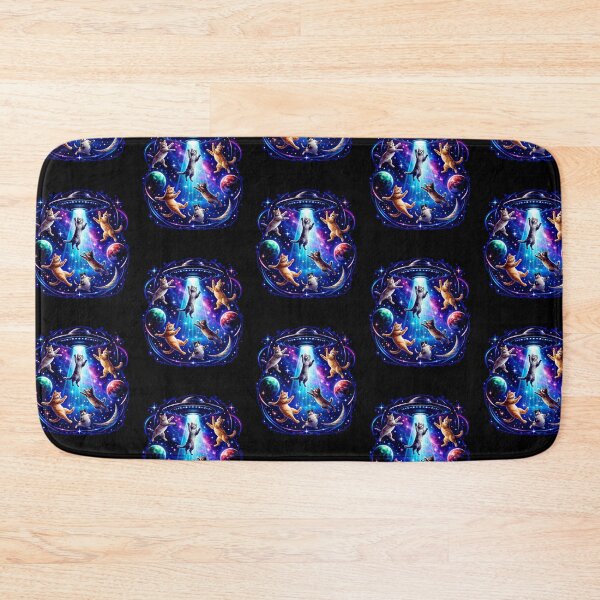 Item preview, Spaceship Cats And Planets designed and sold by WoodburyLake.