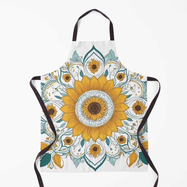 Item preview, Sunflower Folk Mandala Clipart Collection – Embroidery Style 36 designed and sold by PlayPlearnZone.