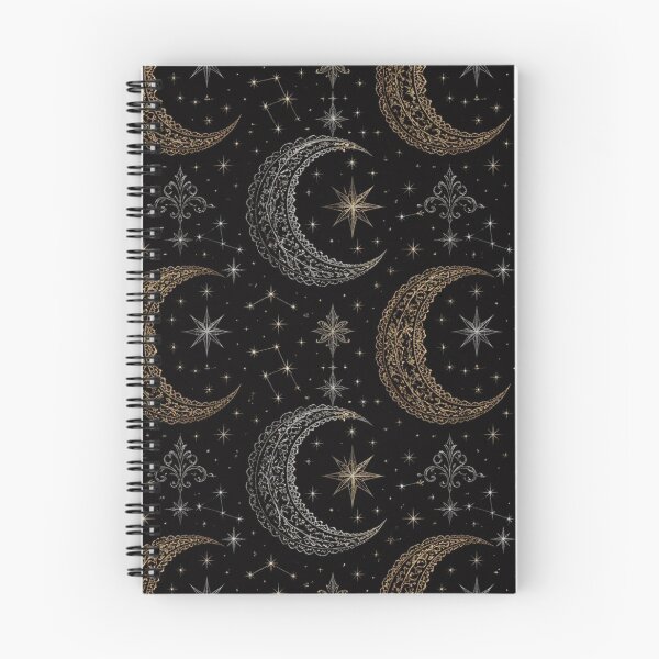 Item preview, Black Celestial Crescent Moon Gothic Winter Halloween designed and sold by StickyGuys.
