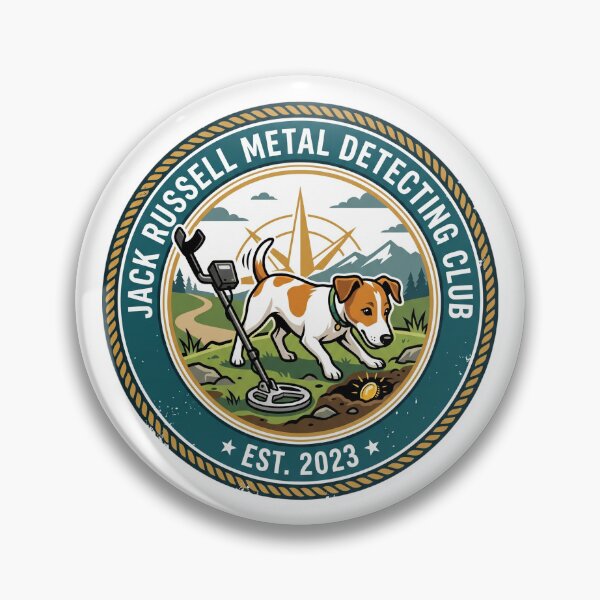 Item preview, Jack Russell Metal Detecting Club Treasure Hunter designed and sold by PictoVibe.
