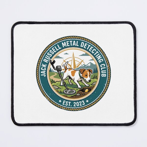 Item preview, Jack Russell Metal Detecting Club Treasure Hunter designed and sold by PictoVibe.
