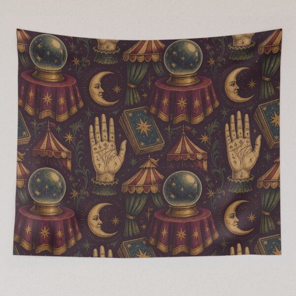 Item preview, Vintage Carnival Fortune Teller Tarot Mystic Parlor designed and sold by StickyGuys.