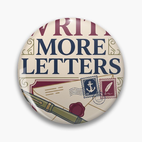Item preview, Write More Letters Postal Typography designed and sold by GoverArt.
