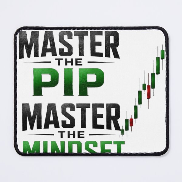 Item preview, Master The Pip Master The Mindset Forex Quote designed and sold by PipForgeStudio .