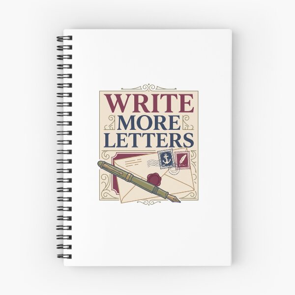 Item preview, Write More Letters Postal Typography designed and sold by GoverArt.