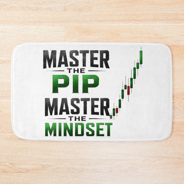 Item preview, Master The Pip Master The Mindset Forex Quote designed and sold by PipForgeStudio .