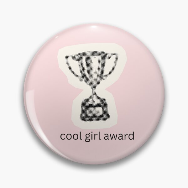 Item preview, Cool Girl Award Silver Trophy Graphic designed and sold by trashgirl99.