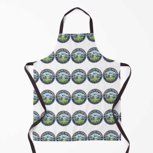 Item preview, Australian Shepherd Disc Golf Club Chain Basket designed and sold by PictoVibe.