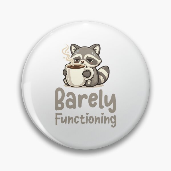 Item preview, Barely Functioning Raccoon designed and sold by MouhamedAdel95.