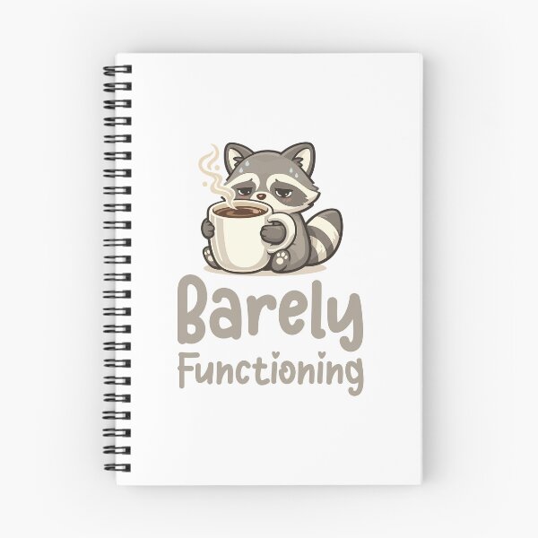 Item preview, Barely Functioning Raccoon designed and sold by MouhamedAdel95.