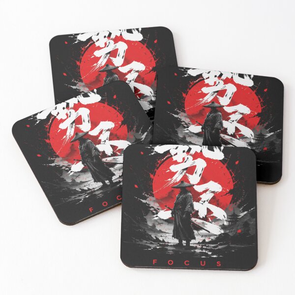 Item preview, Focus Samurai Japanese Wall Art – Tee, Tank Top, Sweatshirt and Hoodies designed and sold by NBT-NOVA.