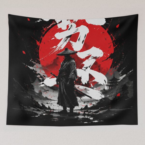 Item preview, Focus Samurai Japanese Wall Art – Tee, Tank Top, Sweatshirt and Hoodies designed and sold by NBT-NOVA.