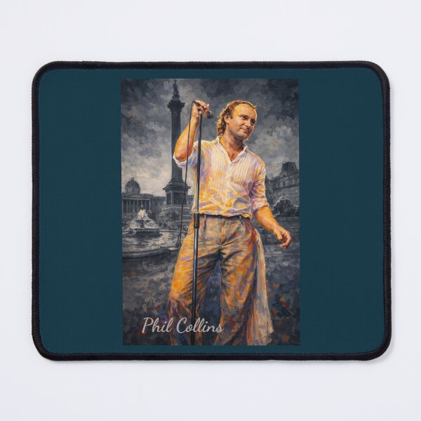 Item preview, Painted Portrait of Phil Collins designed and sold by Halifaxartguy.