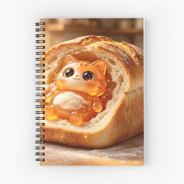 Item preview, The Toasted Emerald Cat - Cute Jelly Cat Loaf in Bread designed and sold by ABYSSLAB.