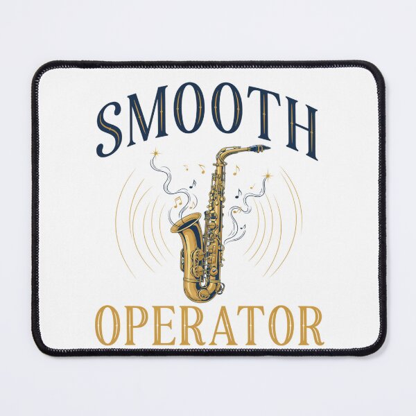 Item preview, Smooth Operator – Saxophone Jazz Music Pun Design designed and sold by Midnight Veil Designs.