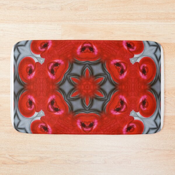 Item preview, Scarlet Floral Mandala Pattern designed and sold by SilentBloomLab.