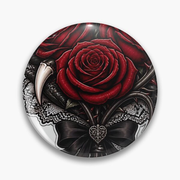 Item preview, Vampire Romance Fanged Rose Dark Bouquet designed and sold by StickyGuys.