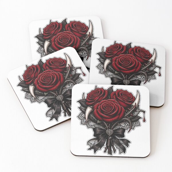 Item preview, Vampire Romance Fanged Rose Dark Bouquet designed and sold by StickyGuys.