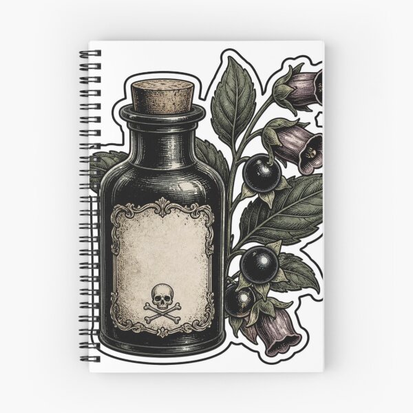 Item preview, Gothic Poison Bottle with Belladonna Sprig designed and sold by StickyGuys.