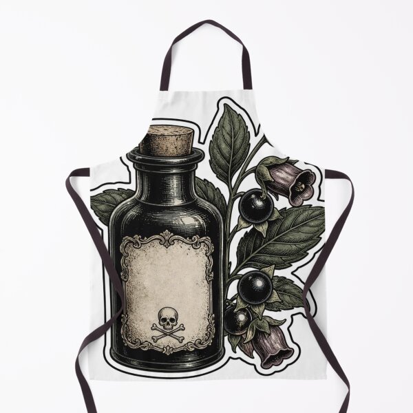 Item preview, Gothic Poison Bottle with Belladonna Sprig designed and sold by StickyGuys.