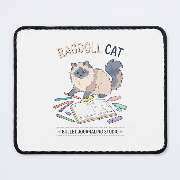 Item preview, Ragdoll Cat Bullet Journaling Stationery Planner designed and sold by PictoVibe.