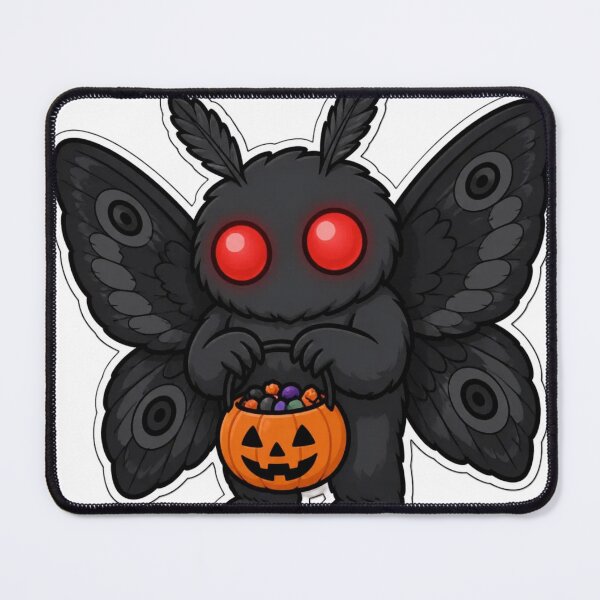Item preview, Mothman Trick or Treating with Candy Bucket designed and sold by StickyGuys.