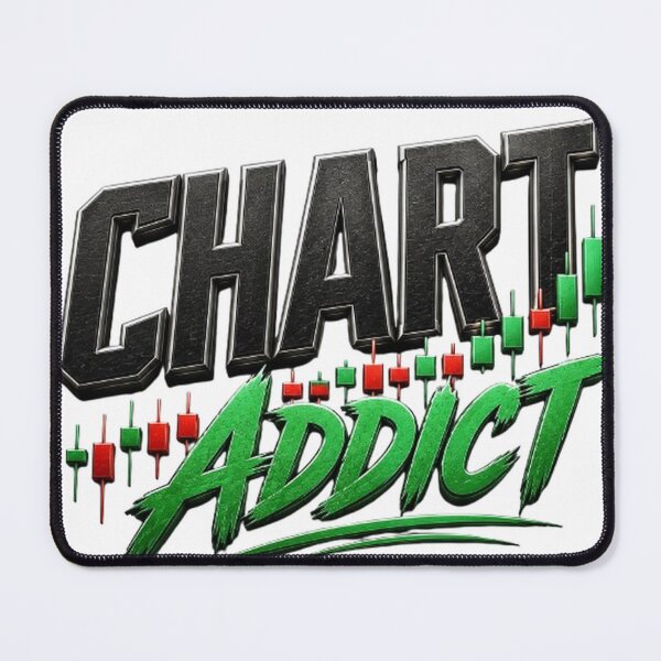 Item preview, Chart Addict Trading Quote Candlestick Design designed and sold by PipForgeStudio .