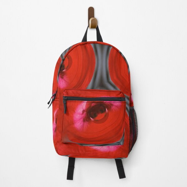 Item preview, Red Abstract Floral Geometry designed and sold by SilentBloomLab.