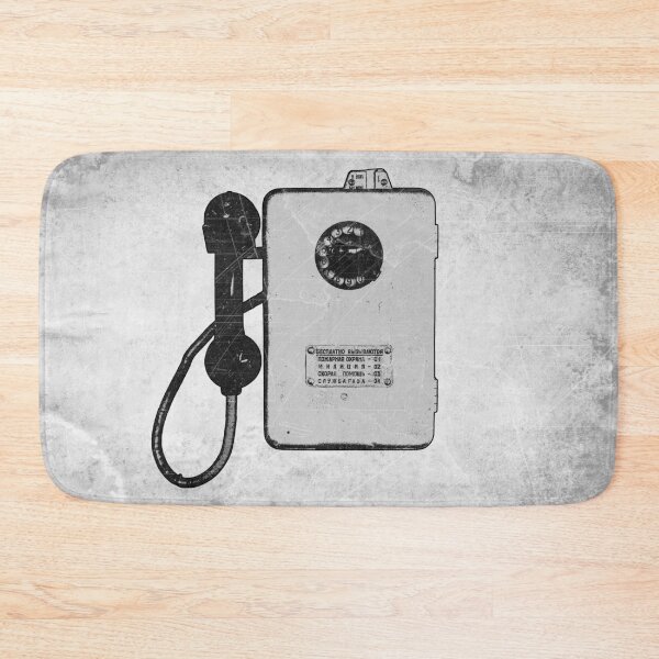 Item preview, Public Payphone Booth Etched Illustration Dead Media Analog Nostalgia designed and sold by Ghoul Enterprises.