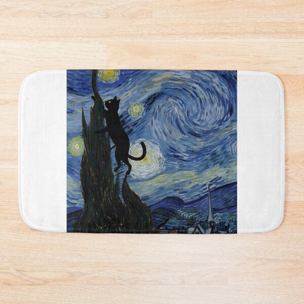 Item preview, Van Gogh Cat Starry Night Van Gogh Cat Lover Gift designed and sold by PurrfectHome.